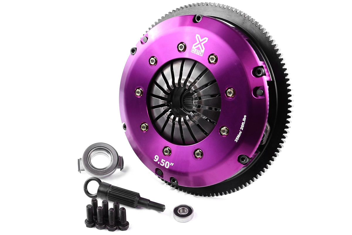 XClutch 9in Clutch Kit - Sprung Organic KIT PER SUB BRZ/TOY 86 CONV inc F/W - 2013-2016 Scion FR-S / 2013-2024 Subaru BRZ / 2017-2024 Toyota GR86