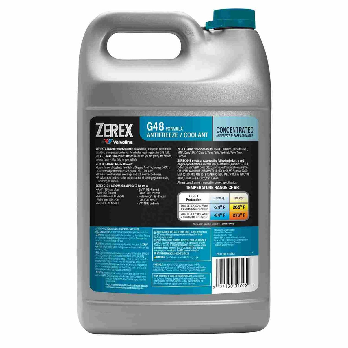 OEM BMW Antifreeze / Engine Coolant 1 Gallon 82141467704