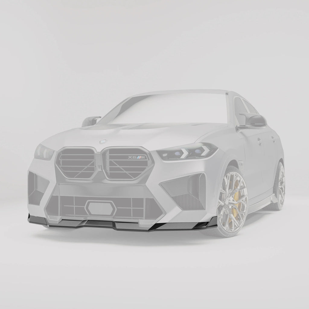 Revozport Carbon Fiber Front Lip Diffuser for BMW X6M F96 LCI (2023+)