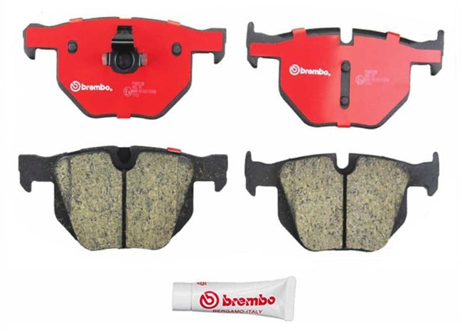 BMW E70 X5 Rear Ceramic Brake Pad Set By Brembo 34216776937 or 34216768471