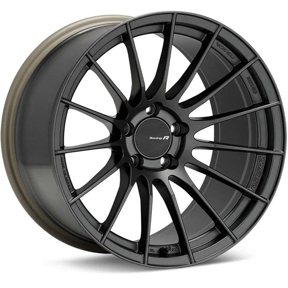Enkei RS05-RR Matte Gunmetal 18x9.5 +43mm 5x100 (Single Wheel) - 2013-2024 Subaru BRZ / Scion FR-S / Toyota GR86 / 2014-2018 Subaru Forester