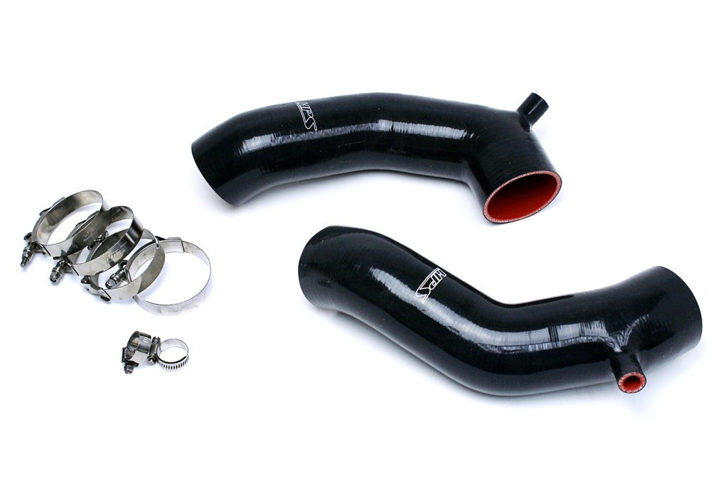 HPS Black Reinforced Silicone Post MAF Air Intake Hose Kit Infiniti 14-16 Q70 5.6L V8