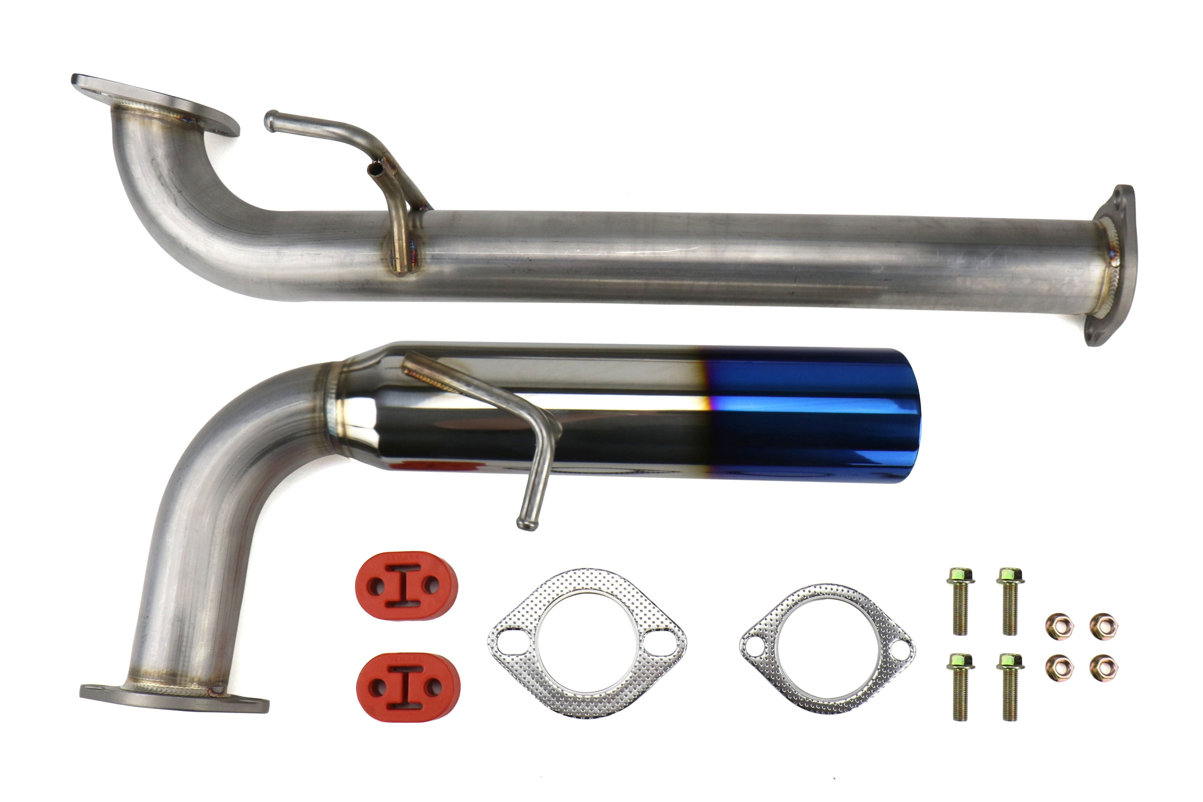 Remark Single-Exit Axleback Exhaust System BOSO Edition Burnt Stainless Steel Tip - 2013-2021 Scion FR-S / Subaru BRZ / Toyota GR86