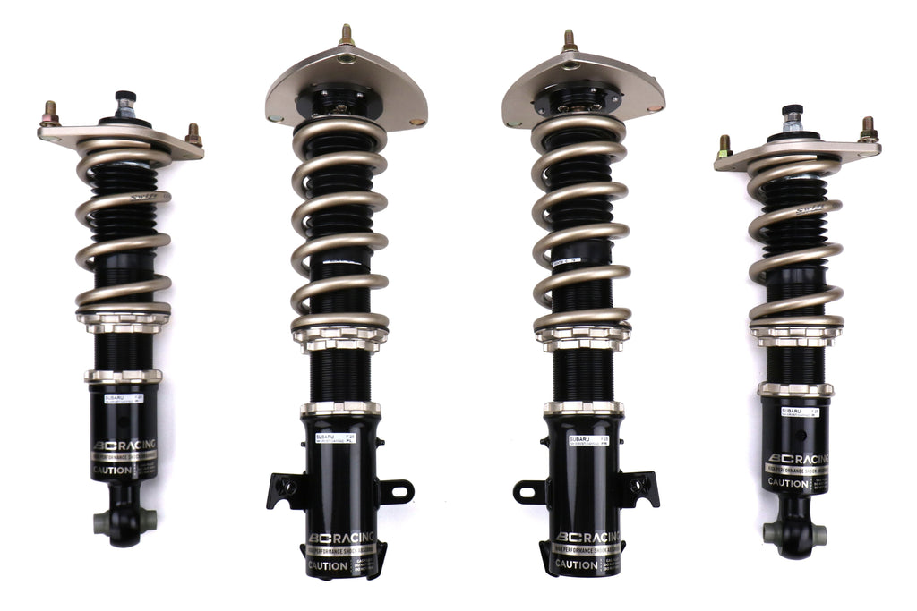 BC Racing BR Coilovers Extreme Low w/ Swift Springs (8K Front / 8K Rear) - 2015-2021 Subaru WRX / STI