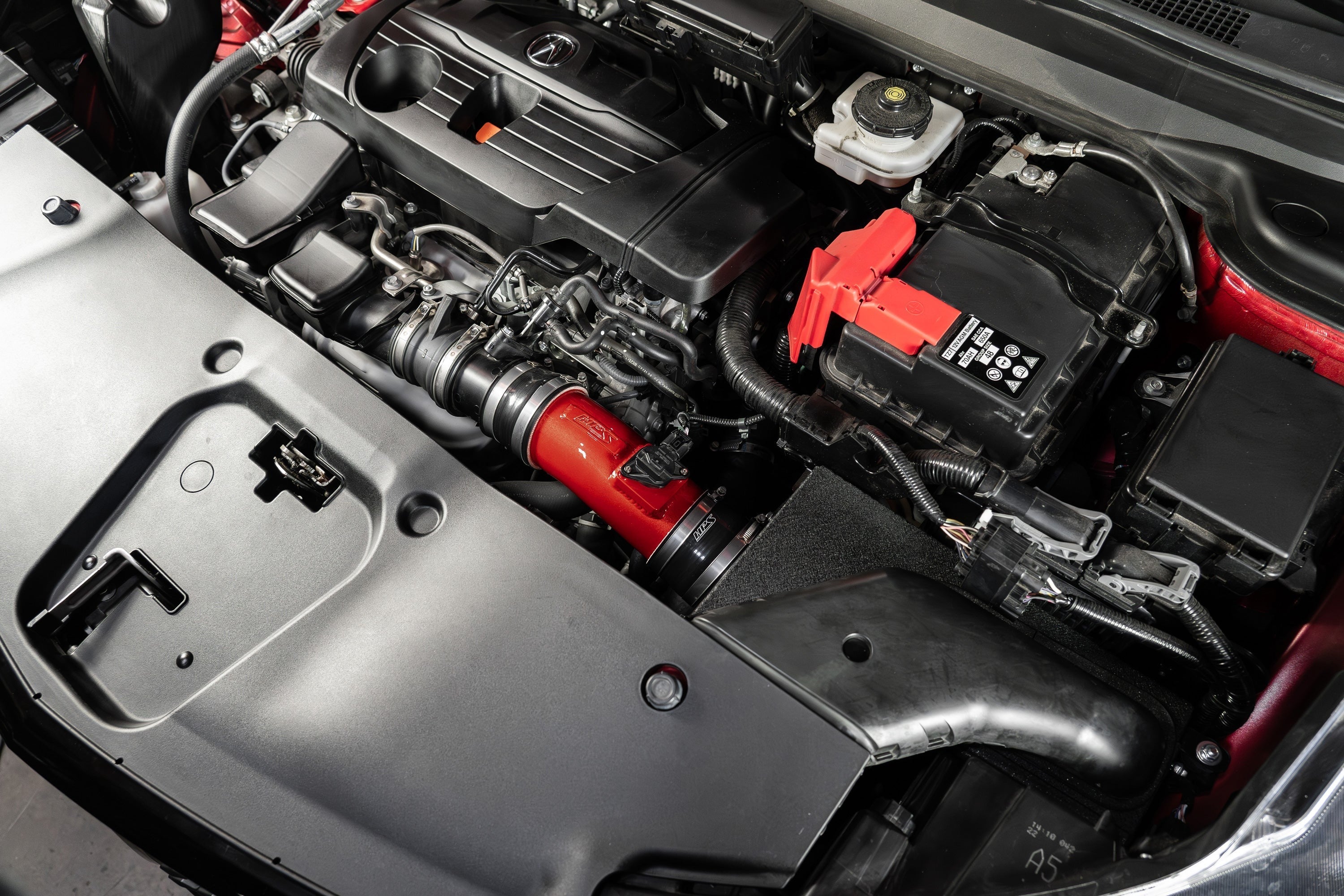 HPS Performance Air Intake Kit with Heat Shield, Acura 2019-2026 RDX 2.0L Turbo, 827-729