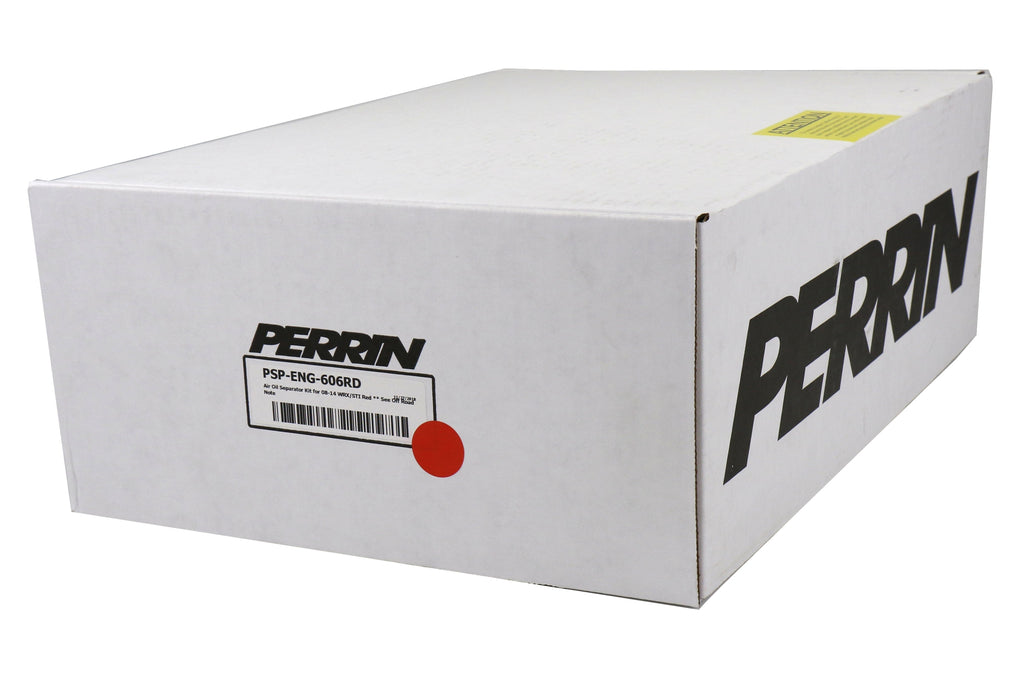 PERRIN Air Oil Separator (Red) - 2008-2014 Subaru WRX / 2008-2021 STI