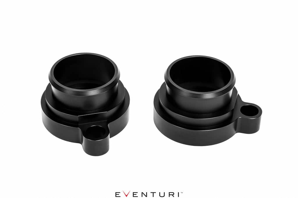 Eventuri BMW F8X M2C M3 M4 S55 Black Carbon Charge Pipe Set - Matte