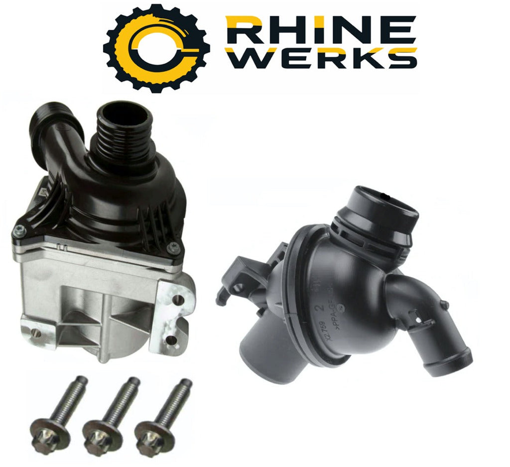 BMW F10 535i Electric Engine Cooling Water Pump & Thermostat Kit By RhineWerks 11515A05704