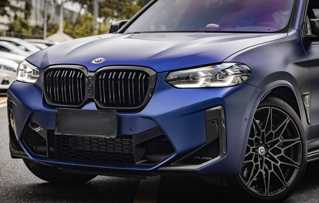 G01/G02 X3, X4 LCI Dual Slat Dry Carbon Grills