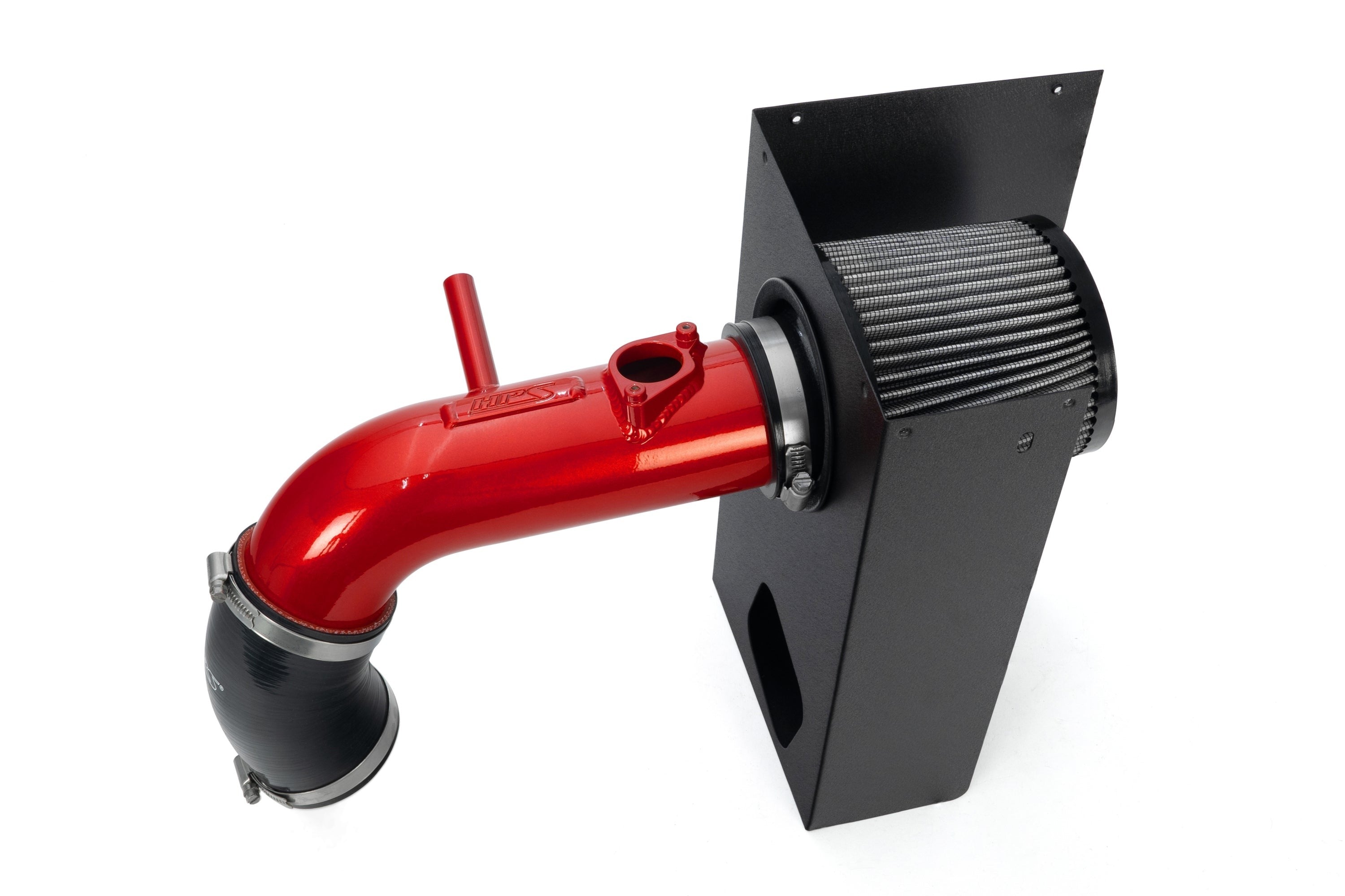 HPS Performance Air Intake Kit with Heat Shield, 2025 Toyota RAV4 Plug-in Hybrid 2.5L, Red, 827-768R