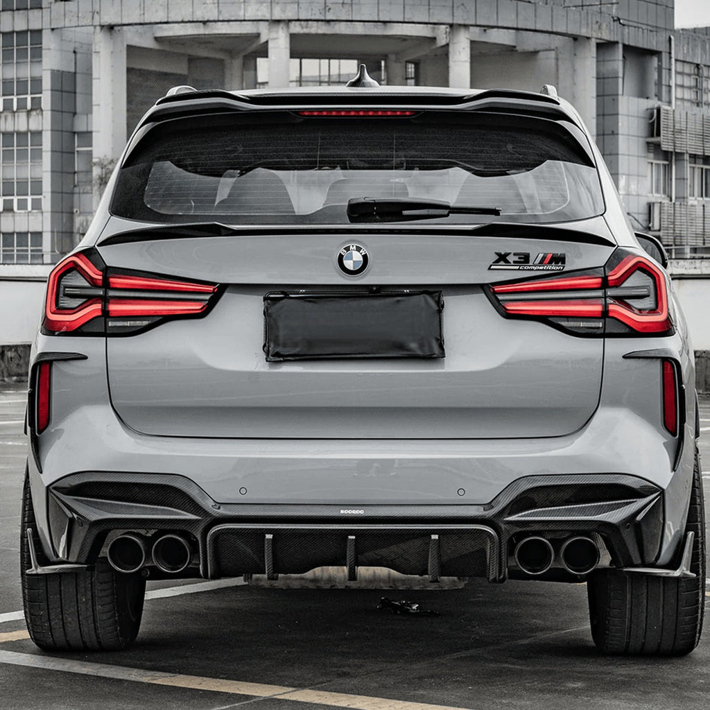 F97 X3M LCI SQ Style Dry Carbon Diffuser