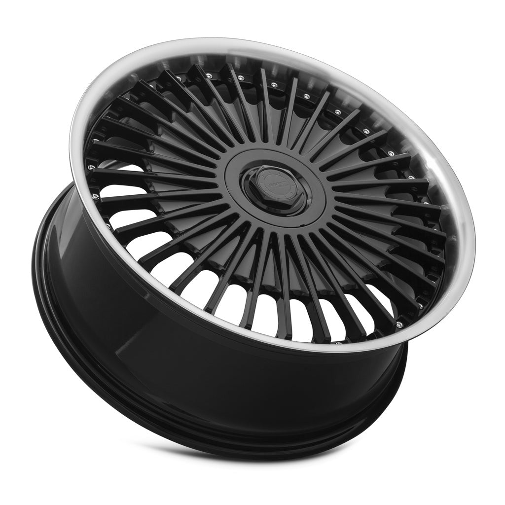 MRR VP4 22" 5x112 Black Machined Lip