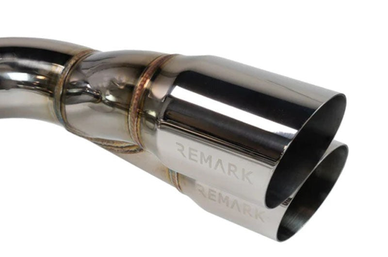 REMARK Sports Touring Cat-Back Exhaust Stainless Steel Tip Cover - 2022-2024 Subaru BRZ / Toyota GR86