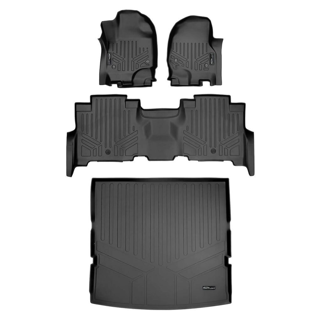 SMARTLINER Floor Liners for 2018-2024 Ford Expedition/Lincoln Navigator 2nd Row Bench Seat (no Max or L)
