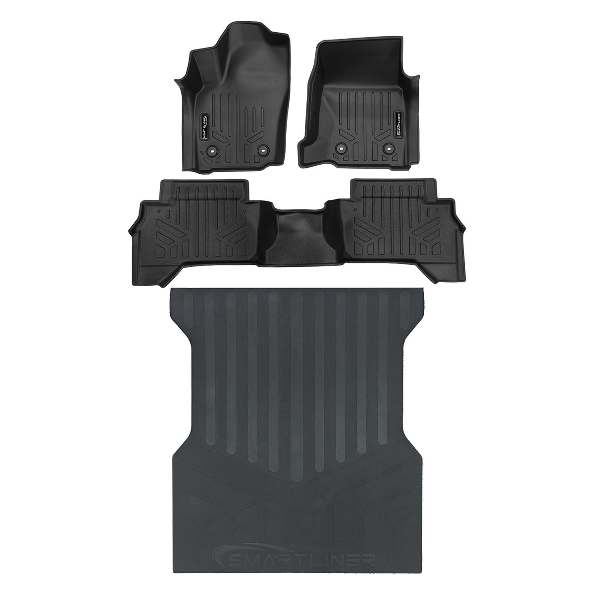 SMARTLINER Floor Liners for 2024-2026 Toyota Tacoma Double Cab (Manual Transition)