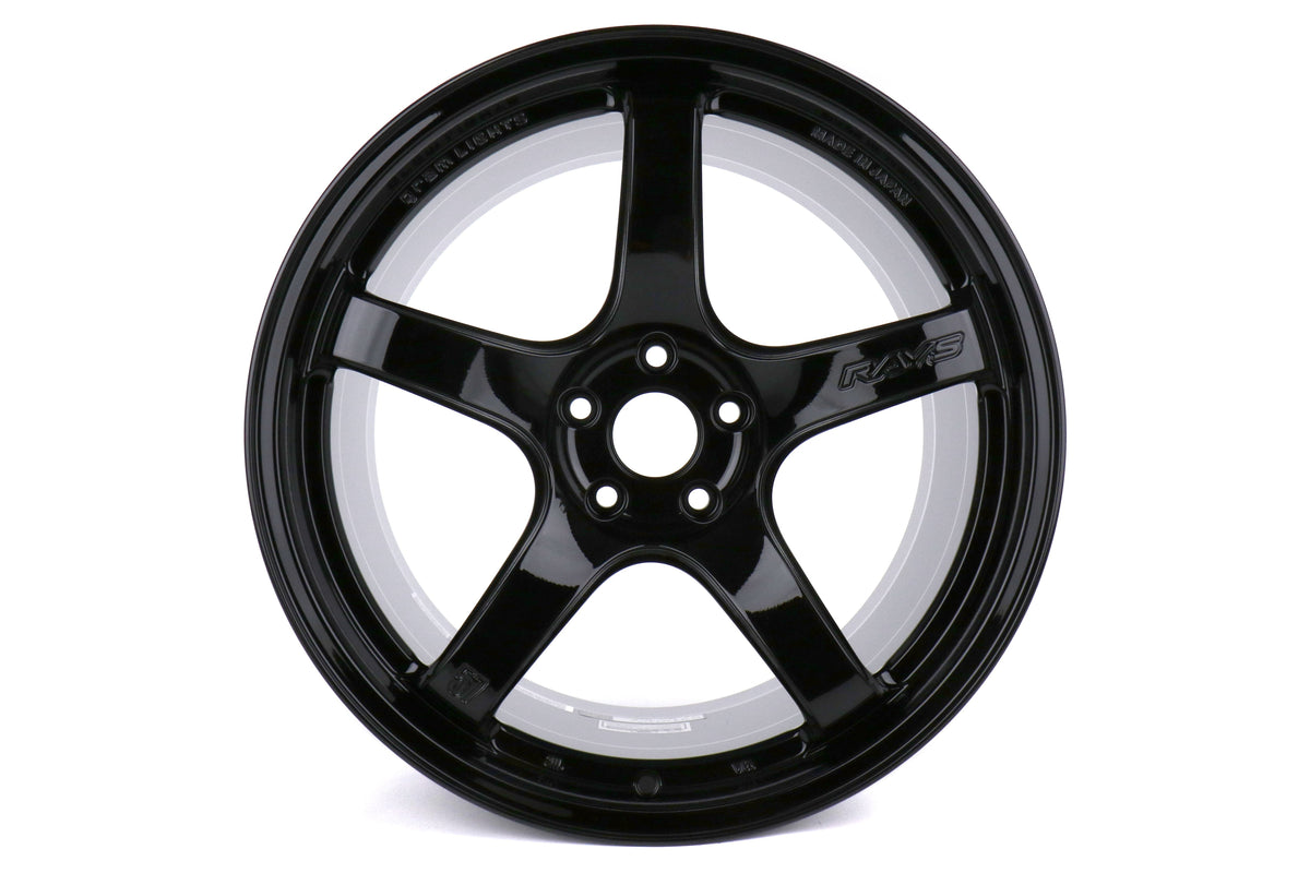 Rays Gram Lights 57CR Glossy Black 19x10.5 +35 5x112 (Rear)(Single Wheel) - 2020-2023 Toyota GR Supra