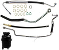 BMW E38 7-Series Power Steering Hose Kit W/ Reservoir Value Line 32411093929