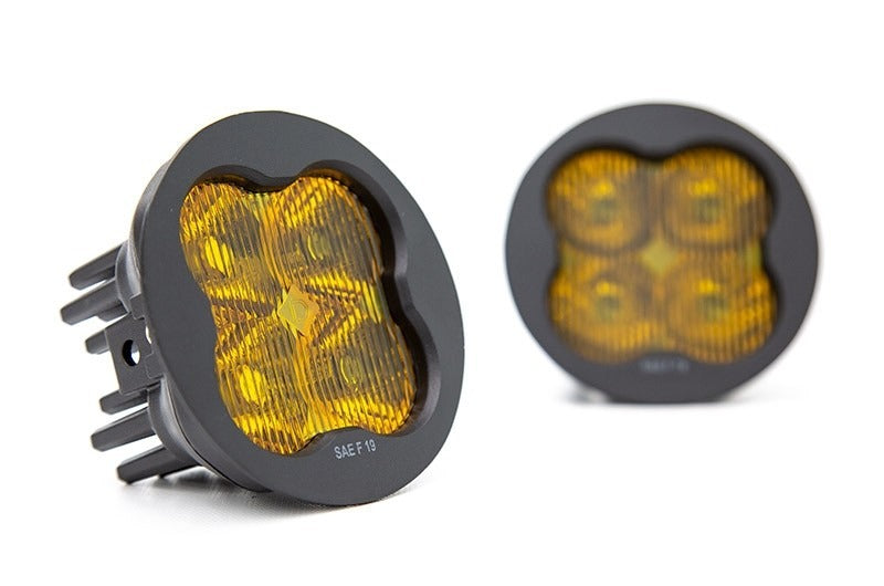 Diode Dynamics SS3 Sport Fog Light Kit (Yellow) - 2013-2016 Scion FR-S / 2015-2021 Subaru WRX / STI / 2013-2020 BRZ / 2016-2024 Crosstrek / 2014-2024 Forester / 2012-2024 Impreza / 2019-2024 Ascent