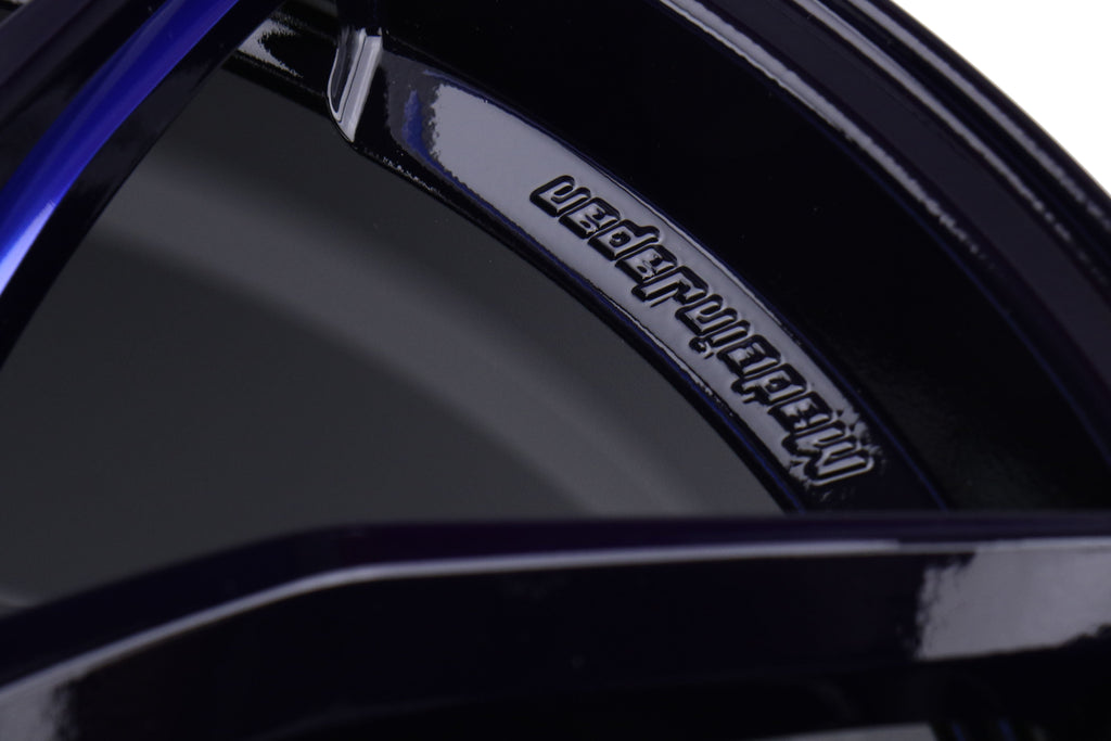 WedSport BBM RN-55M Black Blue Machine 19x9 +30 5x112 (Single Wheel) - 2020-2023 Toyota GR Supra