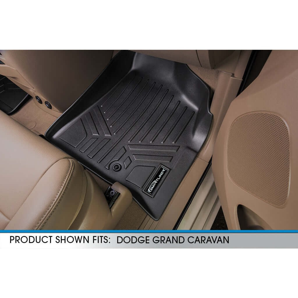 Smart TrimTM Floor Liners For 2008 2020 Caravan/Town & Country (Stow'n Go Only)