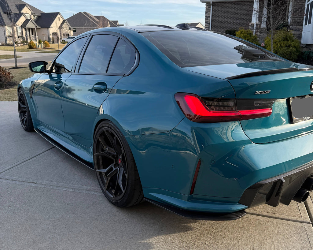 G8X Dry Carbon Fiber Rear Skirt Extensions