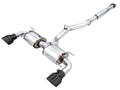 AWE Touring Edition Exhaust (Diamond Black Tips) - 2013-2016 Scion FR-S / 2013-2024 Subaru BRZ / 2017-2020 Toyota 86 / 2022-2024 GR86