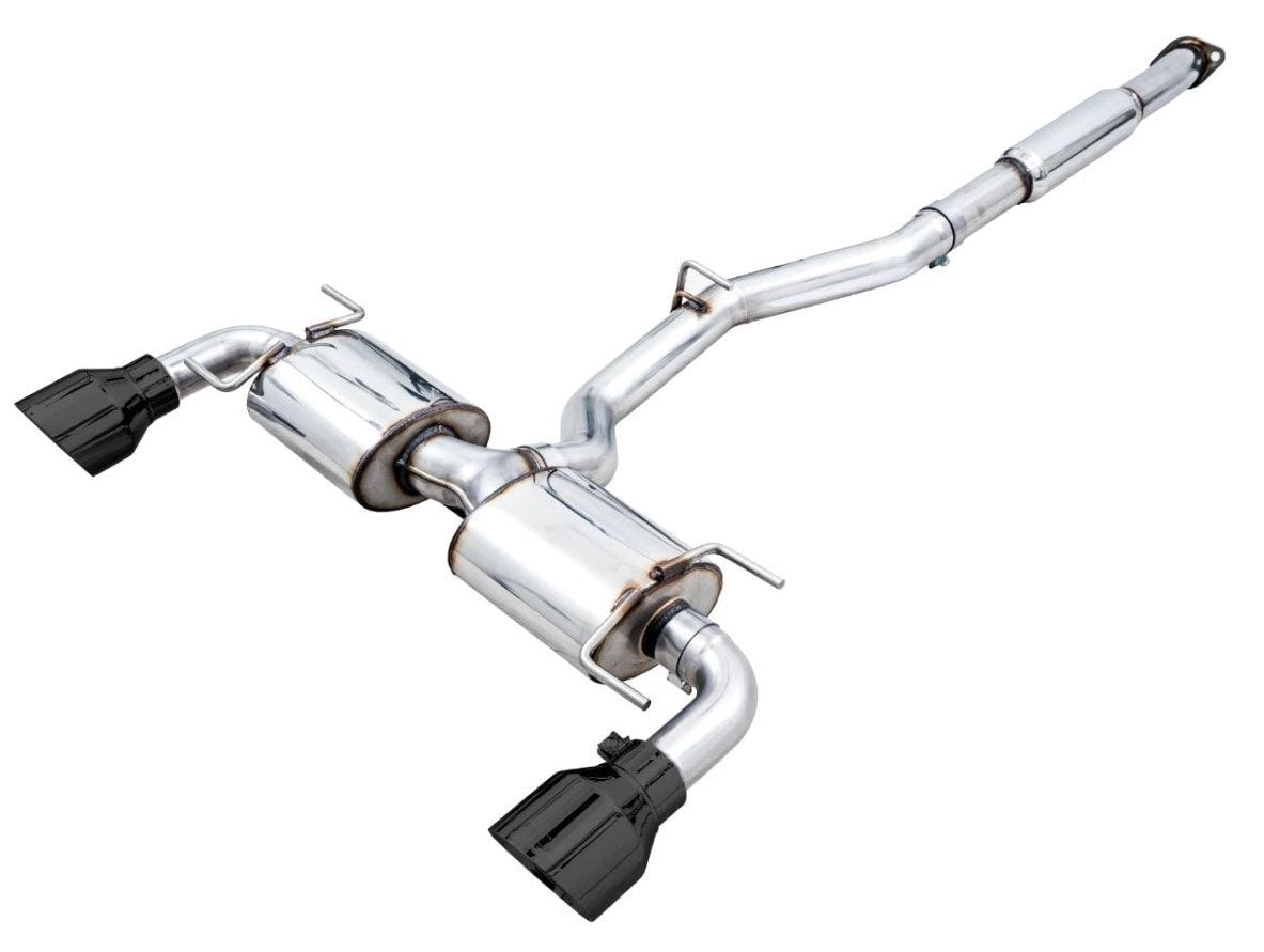 AWE Touring Edition Exhaust (Diamond Black Tips) - 2013-2016 Scion FR-S / 2013-2024 Subaru BRZ / 2017-2020 Toyota 86 / 2022-2024 GR86