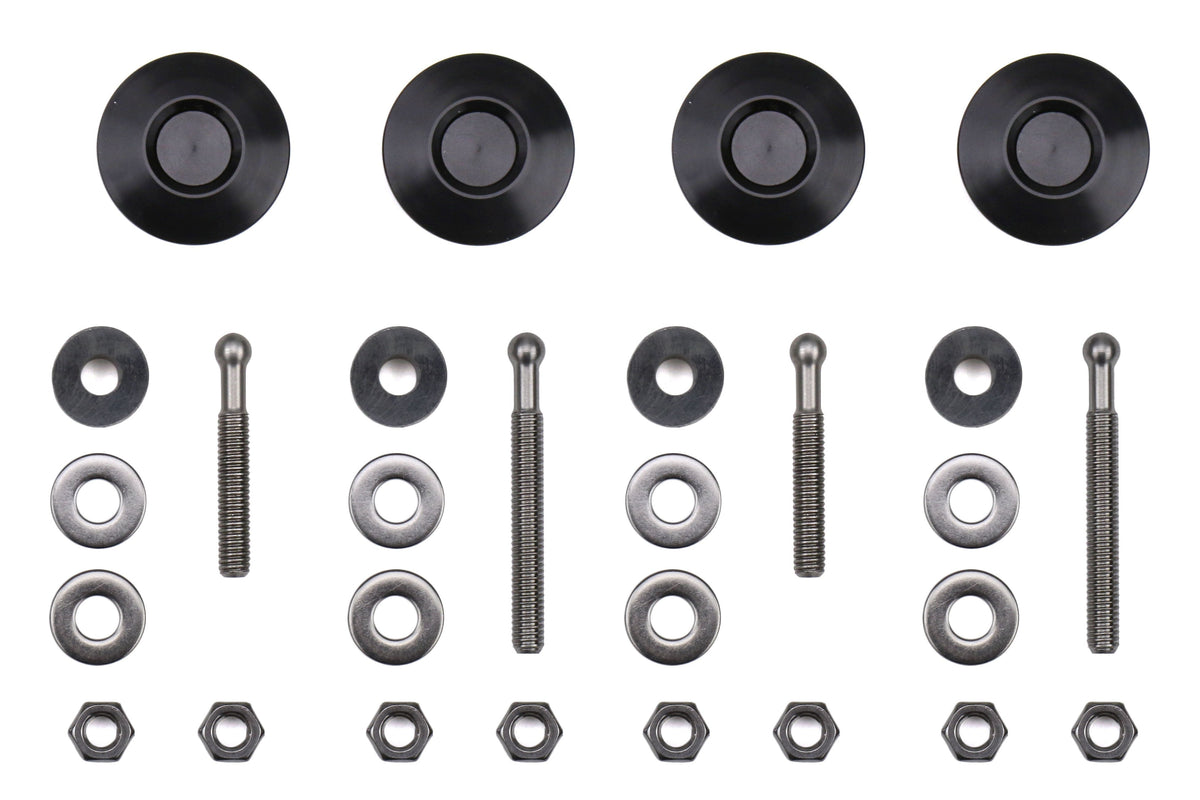 Move Over Racing Bumper Quick Release Kit Black - 2013-2016 Scion FR-S / 2013-2020 Subaru BRZ / 2017-2019 Toyota 86