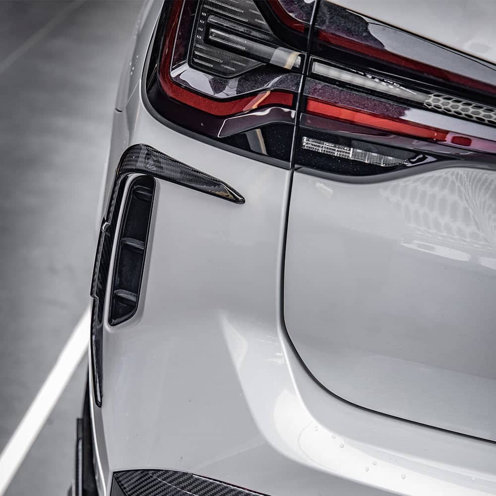X3 G01 LCI SQ Style Dry Carbon Fiber Rear Vent Trim