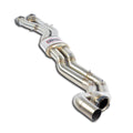 Supersprint BMW E46 M3 Stainless Center H-Pipe - Resonated Dual 2.5"