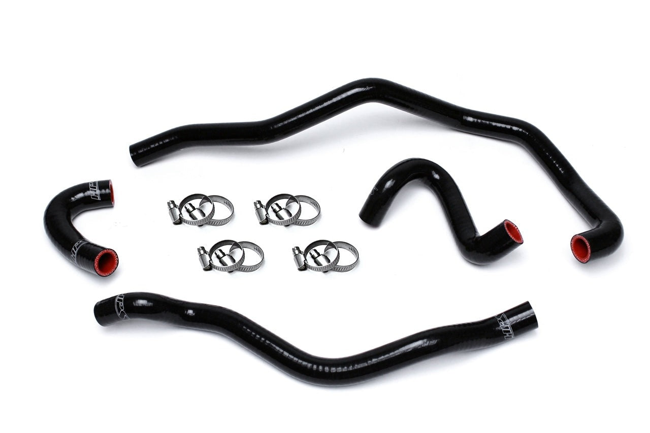 HPS Reinforced Black Silicone Heater Hose Kit Coolant BMW 01-06 E46 M3 Left Hand Drive