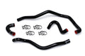 HPS Reinforced Black Silicone Heater Hose Kit Coolant BMW 01-06 E46 M3 Left Hand Drive