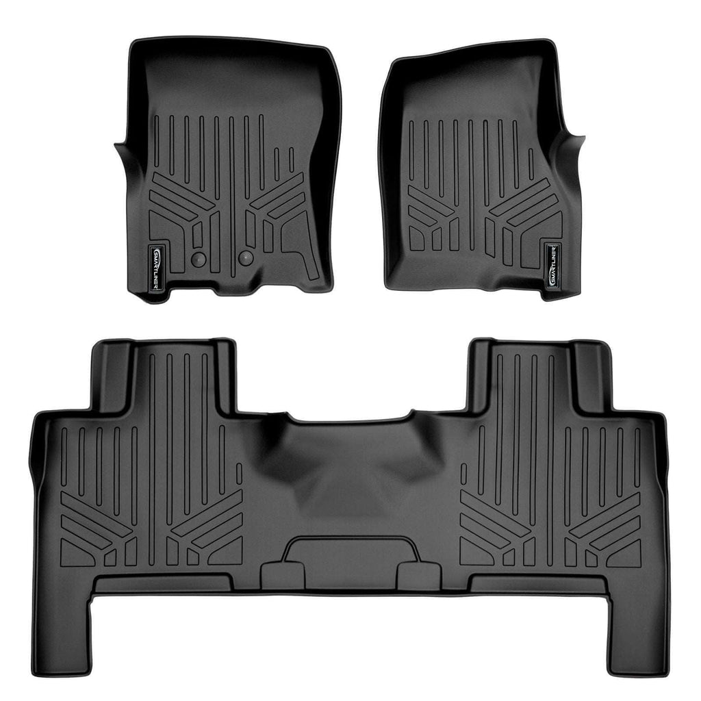 Smart TrimTM Floor Liners For 2011 - 2017 Ford Expedition EL/Lincoln Navigator ((2nd Row Bench) or Console)