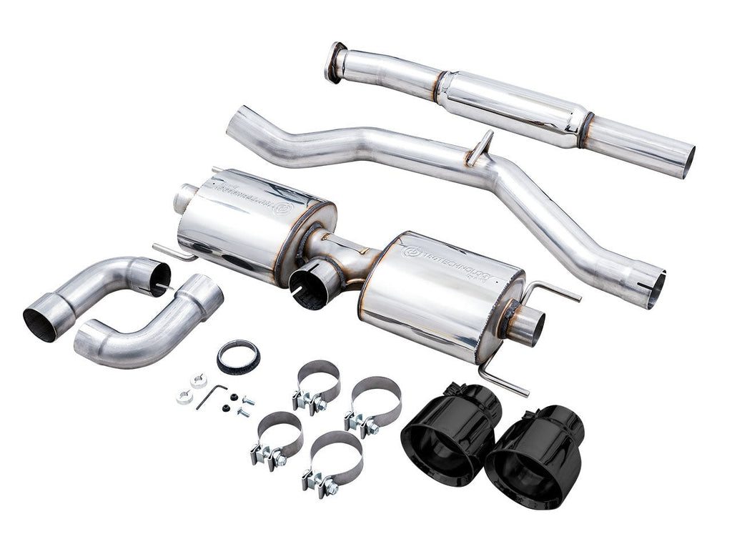AWE Touring Edition Exhaust (Diamond Black Tips) - 2013-2016 Scion FR-S / 2013-2024 Subaru BRZ / 2017-2020 Toyota 86 / 2022-2024 GR86