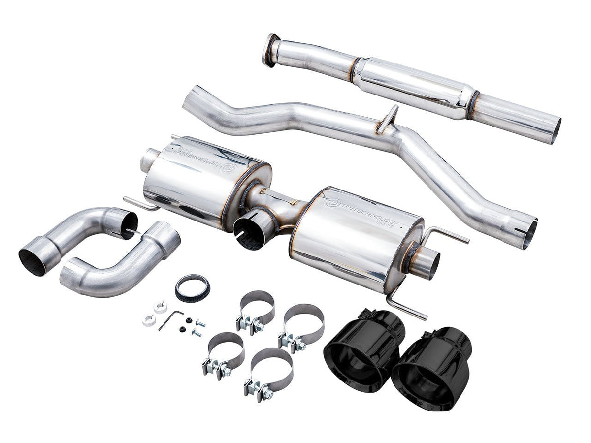 AWE Touring Edition Exhaust (Diamond Black Tips) - 2013-2016 Scion FR-S / 2013-2024 Subaru BRZ / 2017-2020 Toyota 86 / 2022-2024 GR86