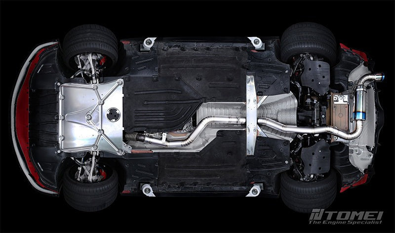 Tomei Single Exit Full Titanium Expreme Ti Exhaust Muffler Kit Type-R - 2020-2024 Toyota GR Supra