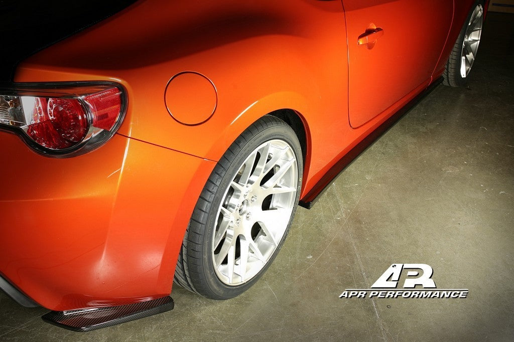 APR Performance Carbon Fiber Rear Bumper Skirts - 2013-2016 Scion FR-S / 2013-2020 Subaru BRZ / 2017-2019 Toyota 86