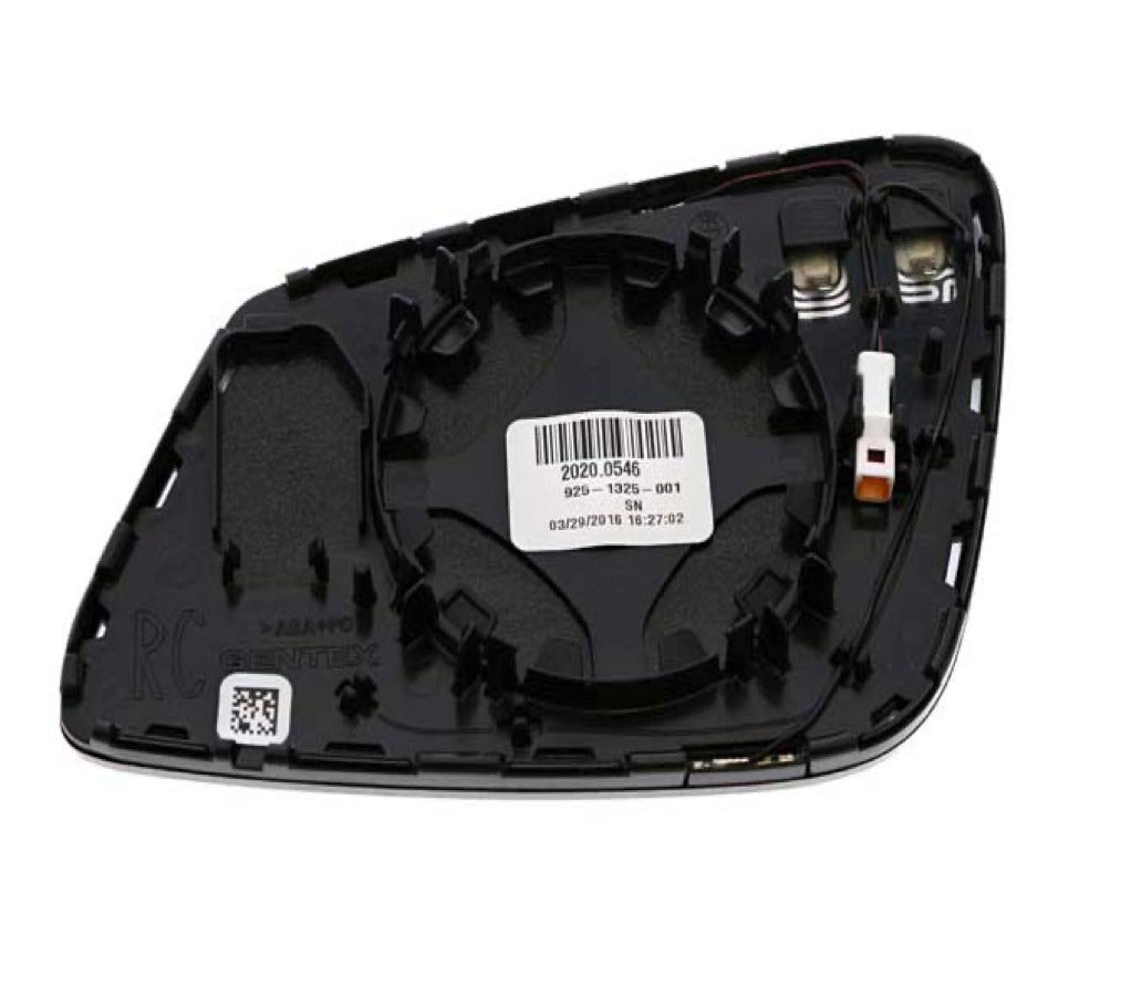 BMW F30 3-Series Passenger Door Mirror Glass OEM 51167285010 (With Auto Dim)
