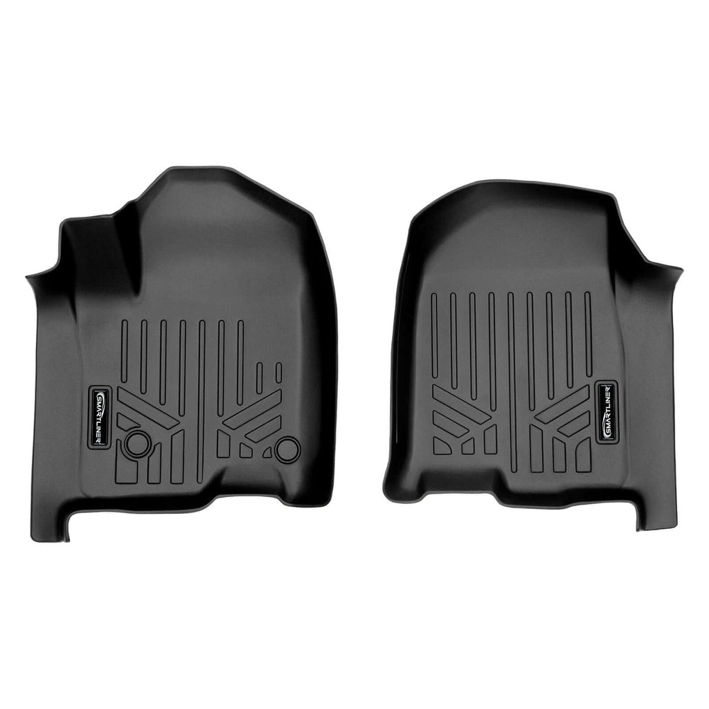SMARTLINER Floor Liners for 2020-2026 Chevy Silverado 2500 HD | 3500 HD (Double Cab|Carpet|(1st Row Bench)|(No OTH)|[No 2nd Row Storage]