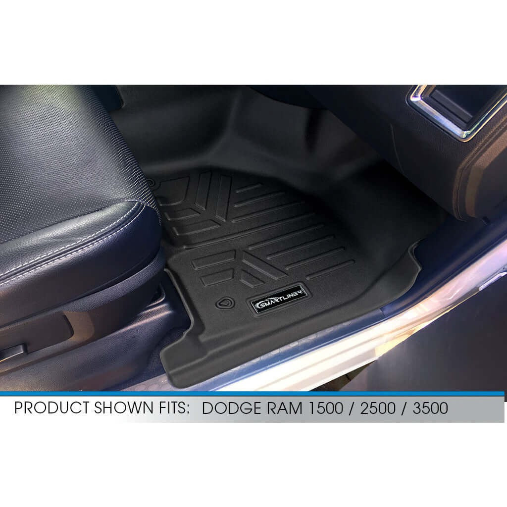 Smart TrimTM Floor Liners For 2012-2022 Ram 1500/2500/3500 Crew (4 Full Size Doors) (1st Row Bench)