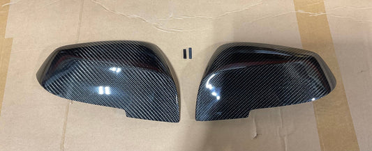 OPEN BOX - Kies F30 3 Series OEM Style Carbon Fiber Mirror Cap Replacements (Broken Clips)