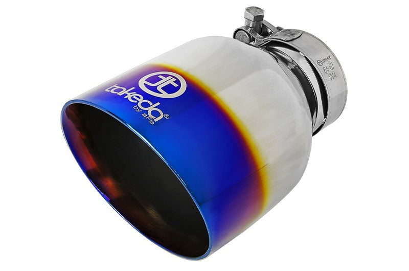 aFe Takeda 2-1/2 IN 304 Stainless Steel Cat-Back Exhaust System w/Blue Flame Tip - 2013-2016 Scion FR-S / 2013-2024 Subaru BRZ / 2017-2020 Toyota 86 / 2022-2024 GR86