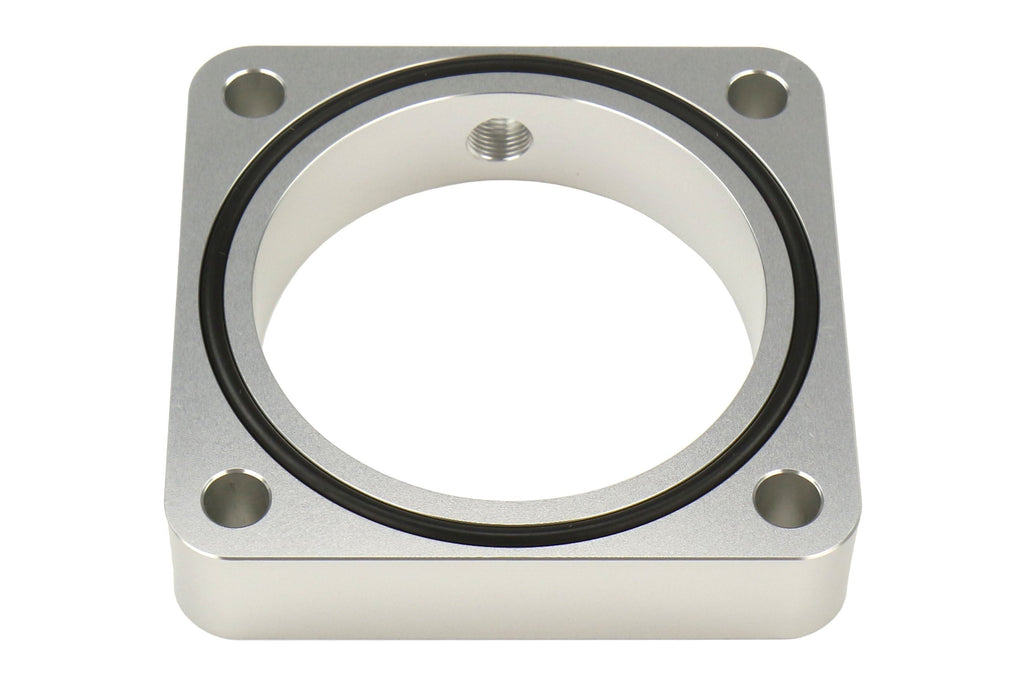 Torque Solution 19mm Throttle Body Spacer Silver - 2013-2021 Scion FR-S / Subaru BRZ / Toyota 86