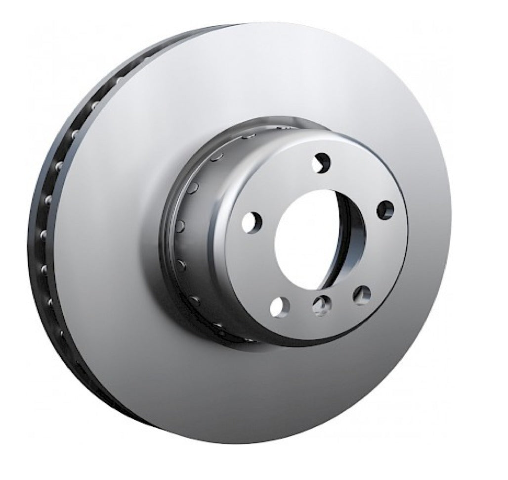 BMW G30 5-Series Rear Brake Rotor By Zimmermann 34216882245 or 34216882246 (2 Piece Design)
