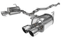 Invidia 4Dr Q300 Twin Outlet Rolled Stainless Steel Quad Tip Cat-Back Exhaust - Stainless Tips - 2015-2021 Subaru WRX / STI