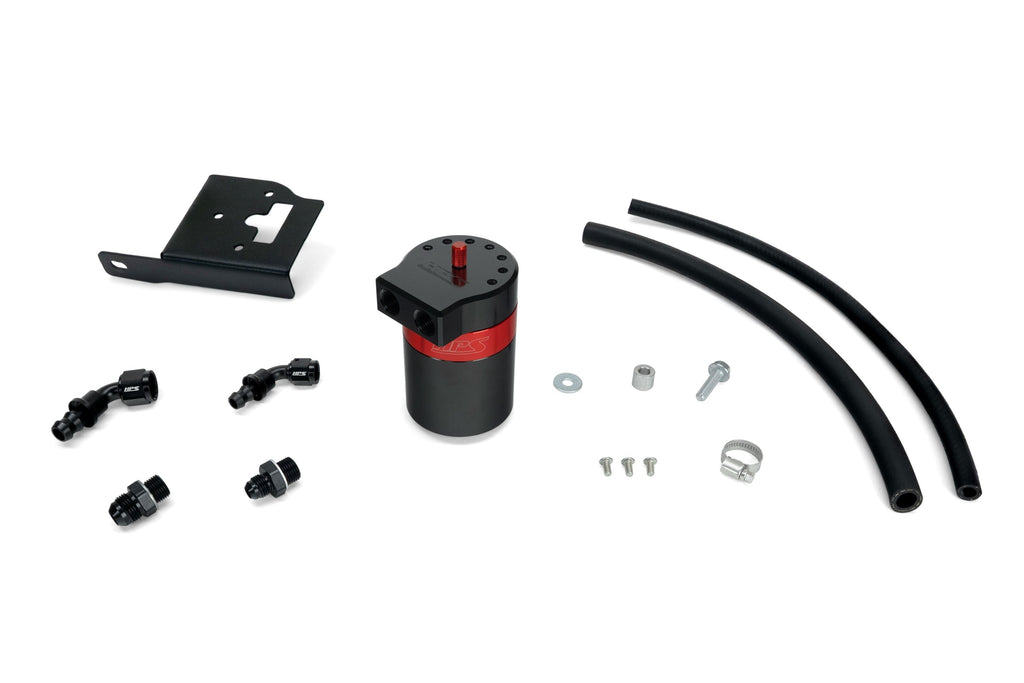 HPS Performance Aluminum Oil Catch Can Kit 2010-2012 Toyota Sequoia 4.6L V8, 860-033