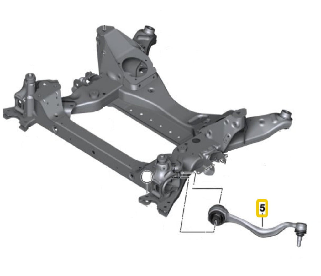 BMW G01 X3 & X4 Front Control Arm-Tension Arm Assembly OEM 31108854989 or 31108854990