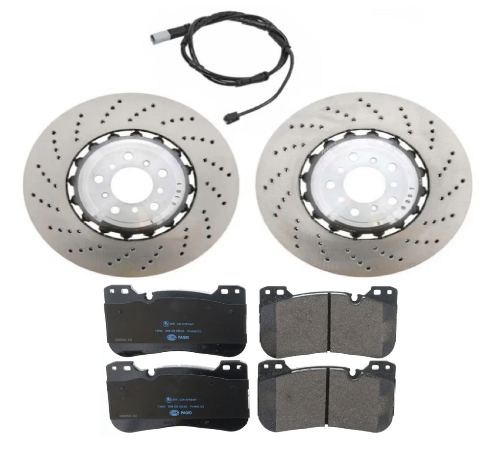 BMW F90 M5 Front Brake Kit W/ Pads & Sensor 34117991101 & 34117991102