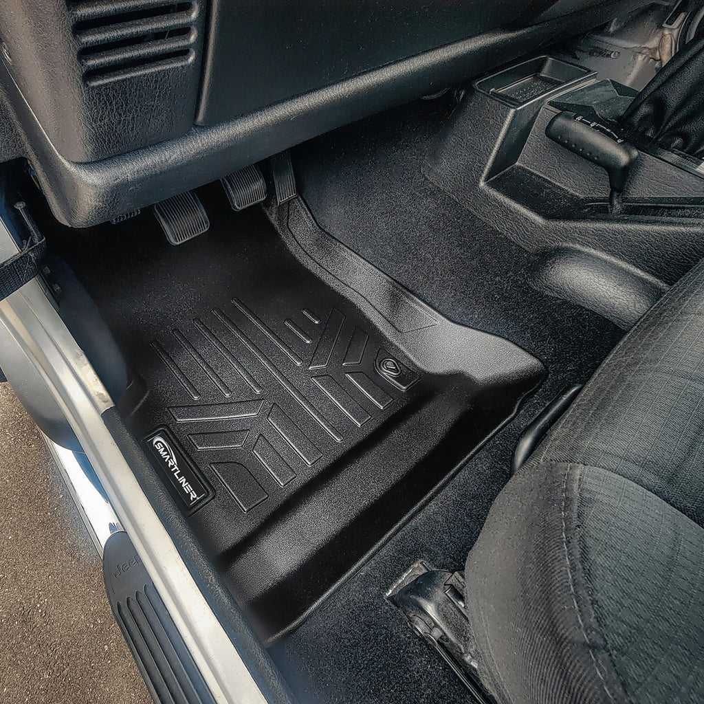 SMARTLINER Custom Fit Floor Liners For 1997-2006 Jeep Wrangler (2 door model)