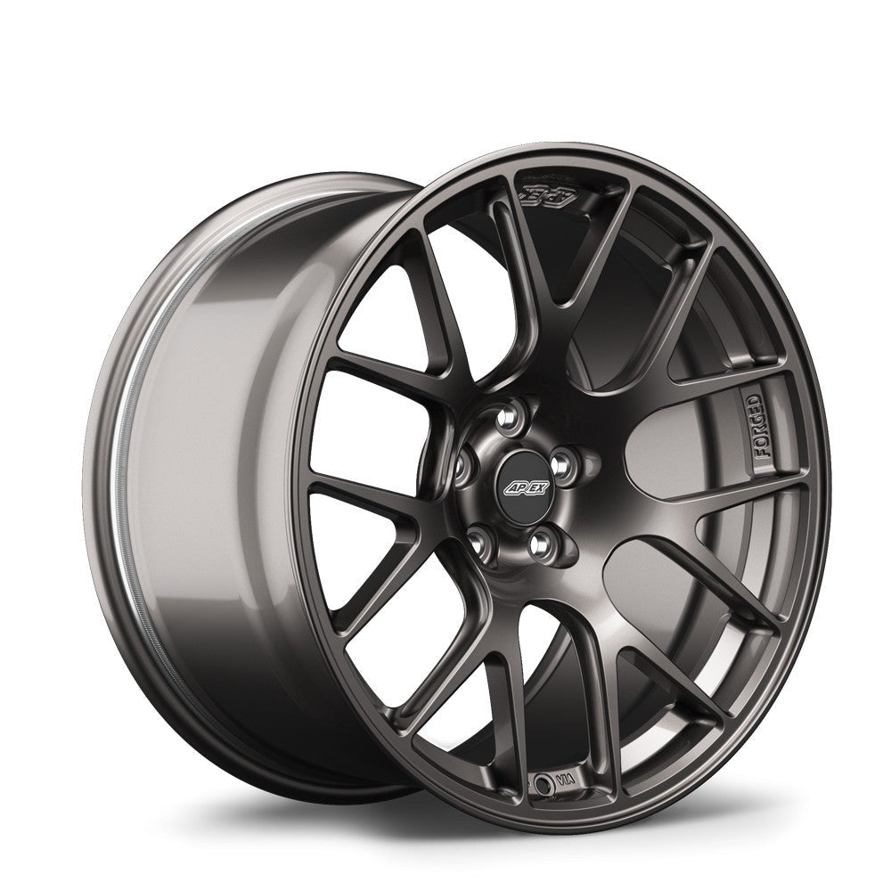 Apex Race Parts EC-7R Forged Anthracite 17x9 +42 5x100 (Single Wheel) - 2013-2024 Subaru BRZ / Scion FR-S / Toyota GR86 / 2014-2018 Subaru Forester